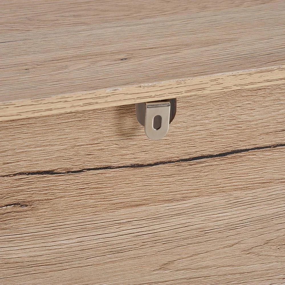 Kommode Sideboard Aufbewahrungsschrank 8 Fächer Eiche - 6