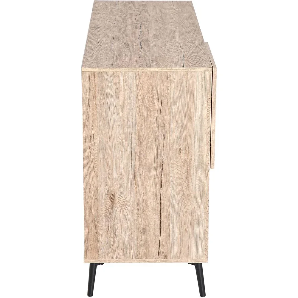 Kommode Sideboard Aufbewahrungsschrank 8 Fächer Eiche - 7