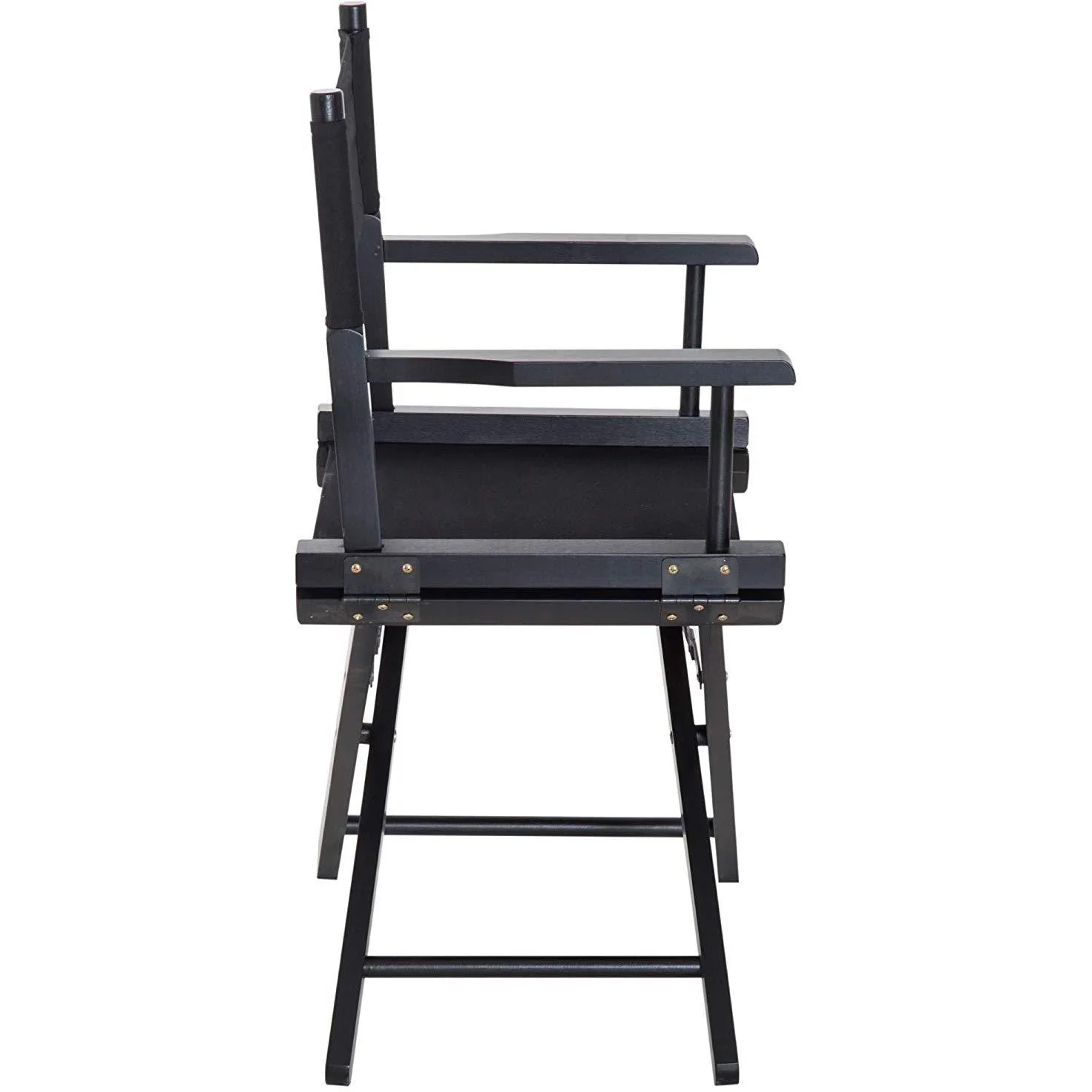 Gartenstuhl Klappbar Regiestuhl Landhaussessel H83cm Buche Schwarz - 1