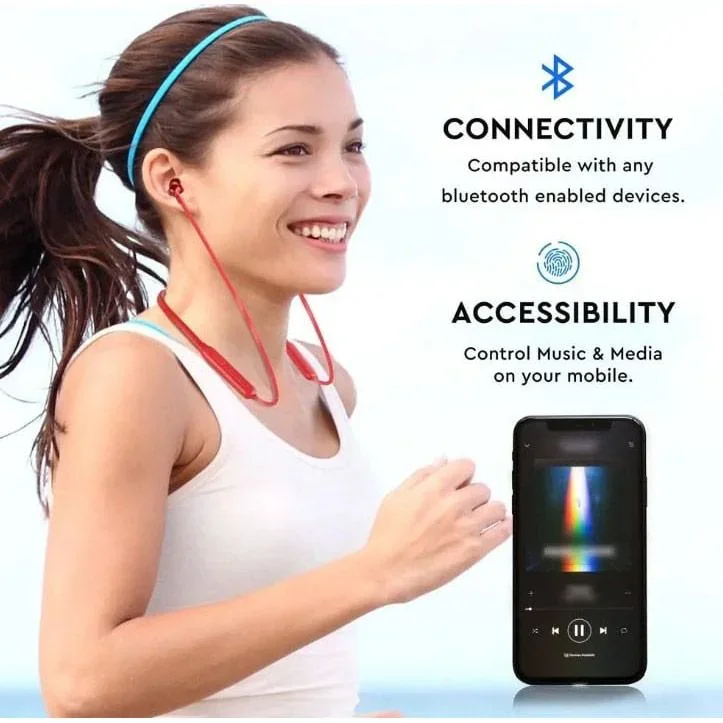 VT-6166 Headset Sport bluetooth - In-Ear-Kopfhörer - rot - 1