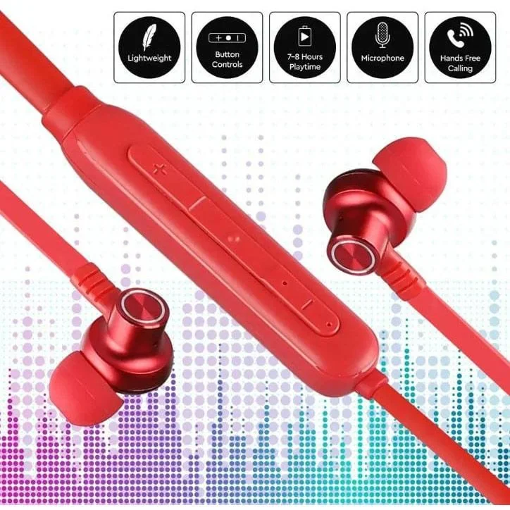 VT-6166 Headset Sport bluetooth - In-Ear-Kopfhörer - rot - 5