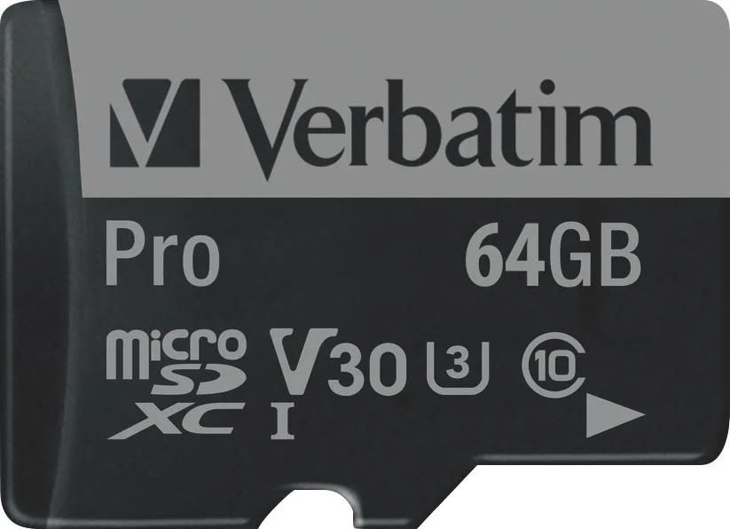 64 GB microSDXC Speicherkarte mit SD Karten-Adapter, U3, UHS-I - 1
