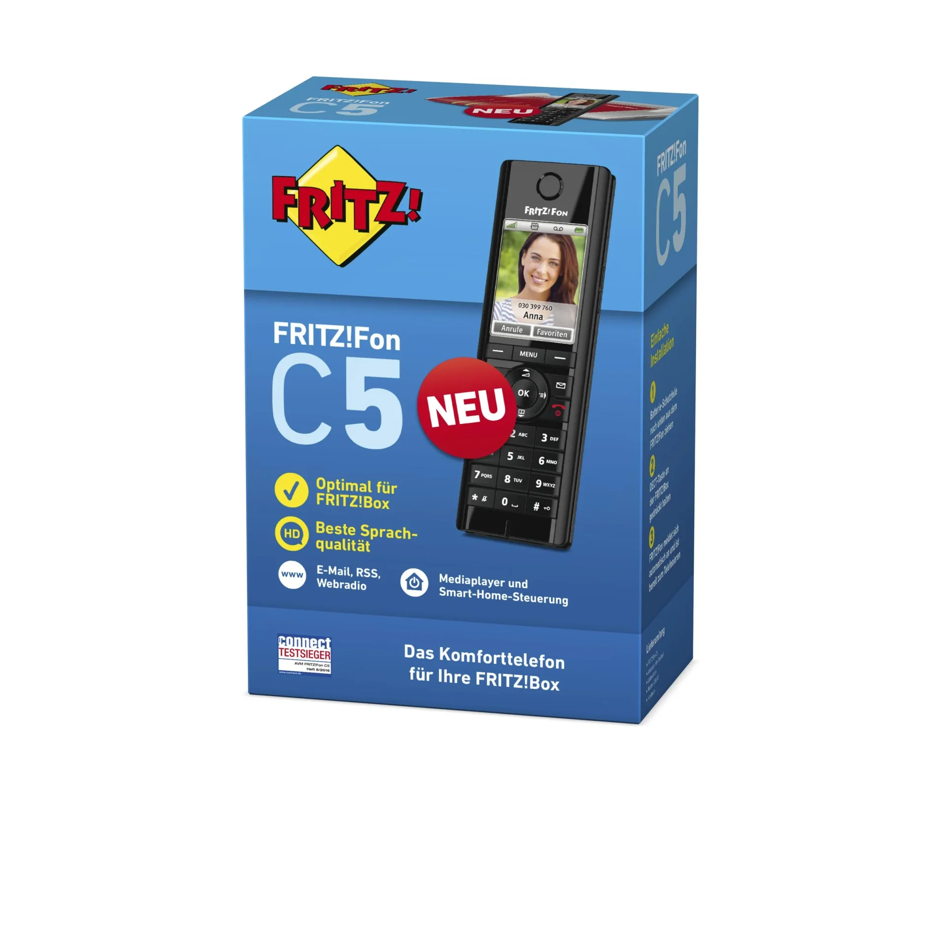 FRITZ!Fon C5, IP-Telefon Schnurlos - 2