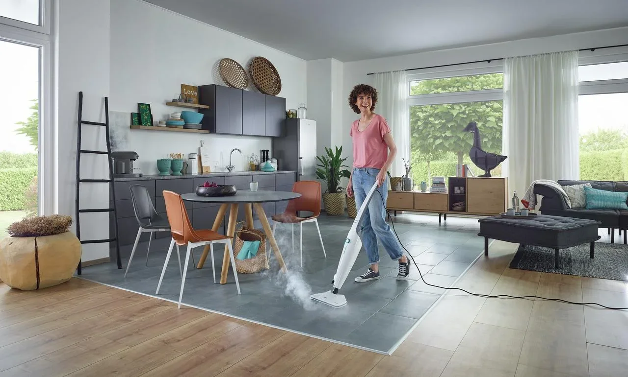 Dampfreiniger "CleanTenso Power", mit Bodentuch, 1300 Watt - 11