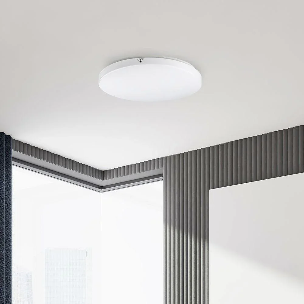VT-8066 LED-Deckenleuchte - Weiß - Rund - Geeignet für Badezimmer - 6