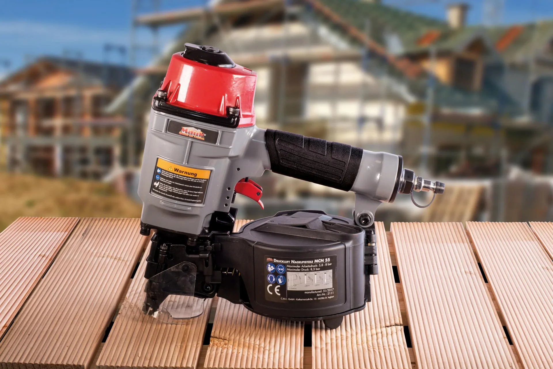 Druckluft Coil Nagler - 5