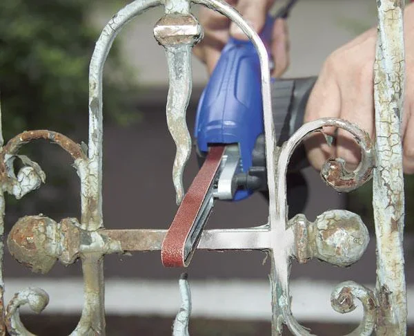 Elektrische Feile 400 W mit 12 Schleifbändern - 2