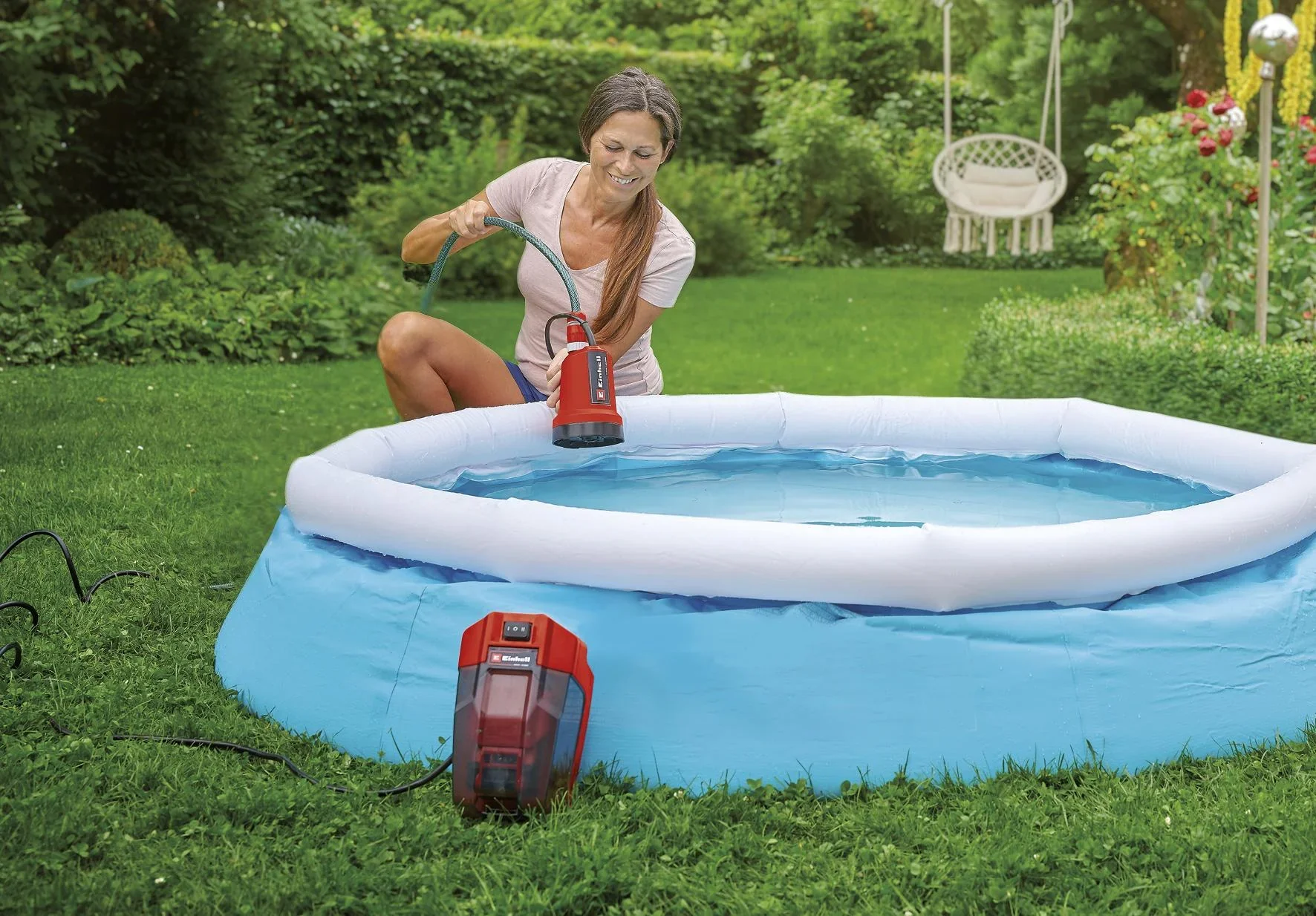 Akku-Klarwasserpumpe Power X-Change GE-SP 18 LL Li (1x4,0Ah) - 1