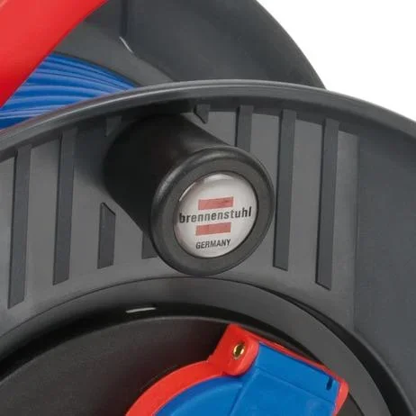 Kabeltrommel Garant IP44, Durchmesser 240mm, 25m blaues Bremaxx Kabel - 0