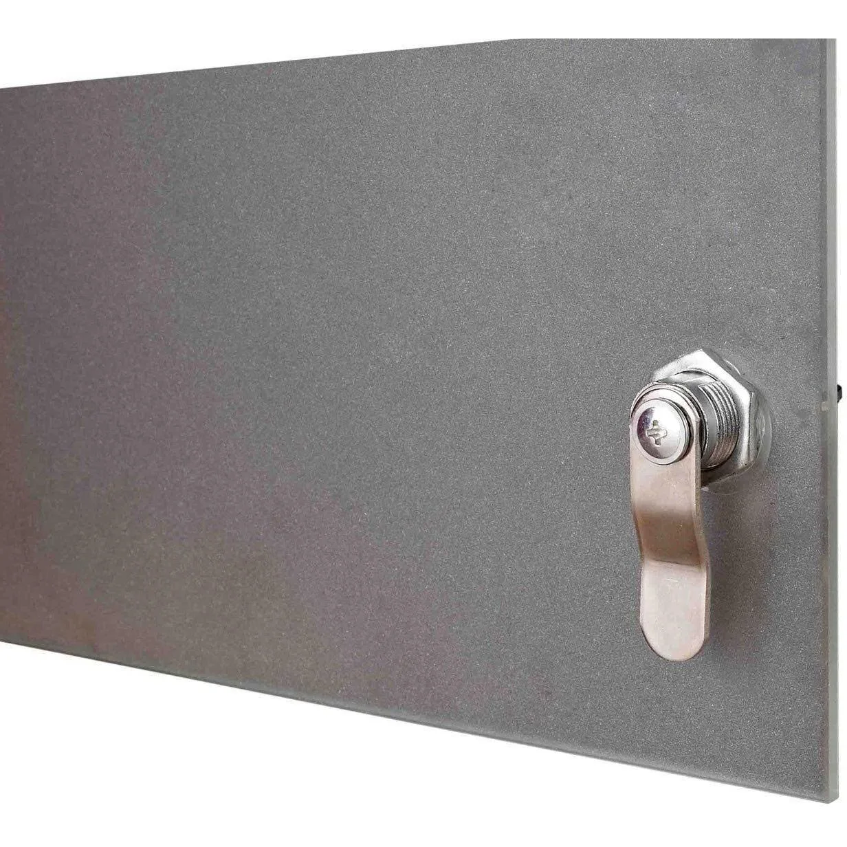 Medizinschrank aus Edelstahl zum Abschließen Erste Hilfe Schrank mit Schloss, rot - 1