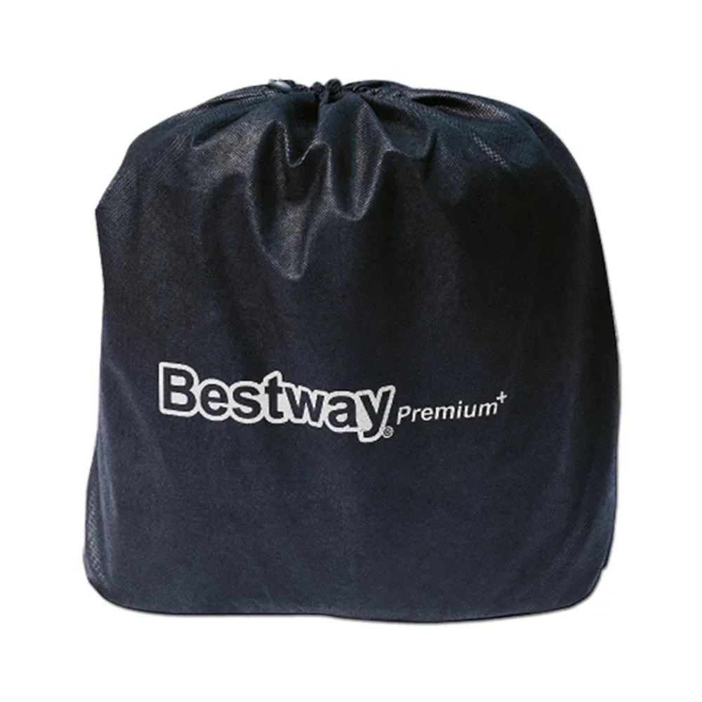 Velours-Luftmatratze 191 x 97 x 46cm einschließlich Pumpe - 0