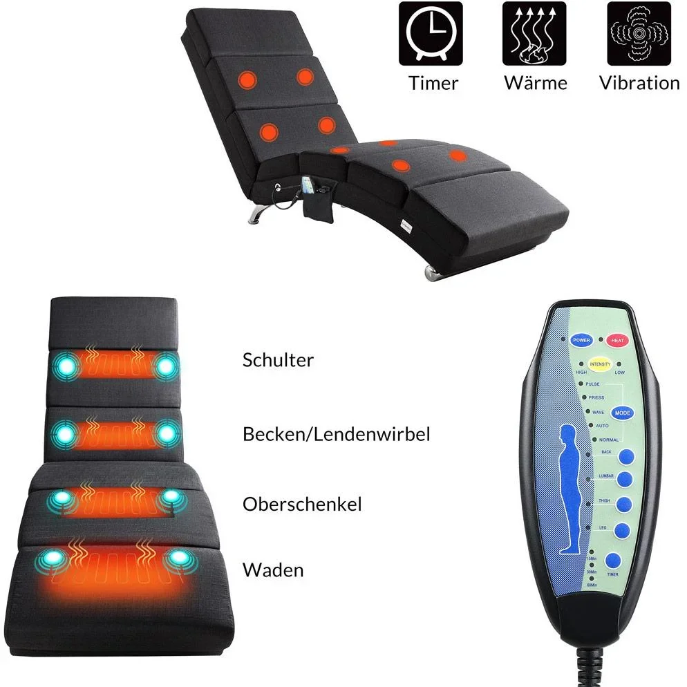 Liege mit Massage- und Heizfunktion INKLUSIVE Fernbedienung - 5