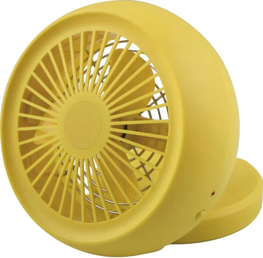 Dinky Tischventilator mit USB - gelb - 0