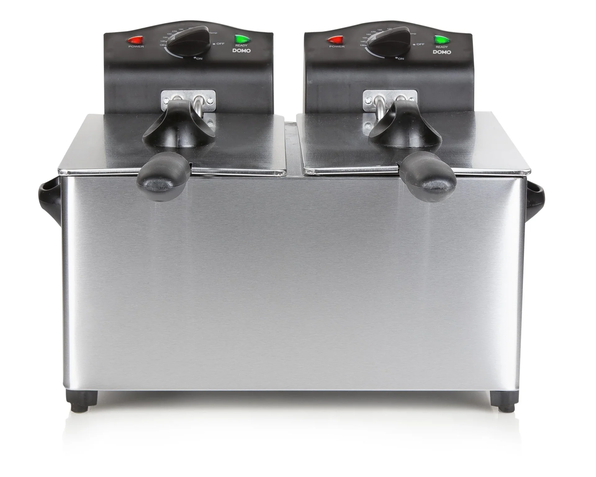 Doppel-Fritteuse Edelstahl, 2 x 3 Liter - 7