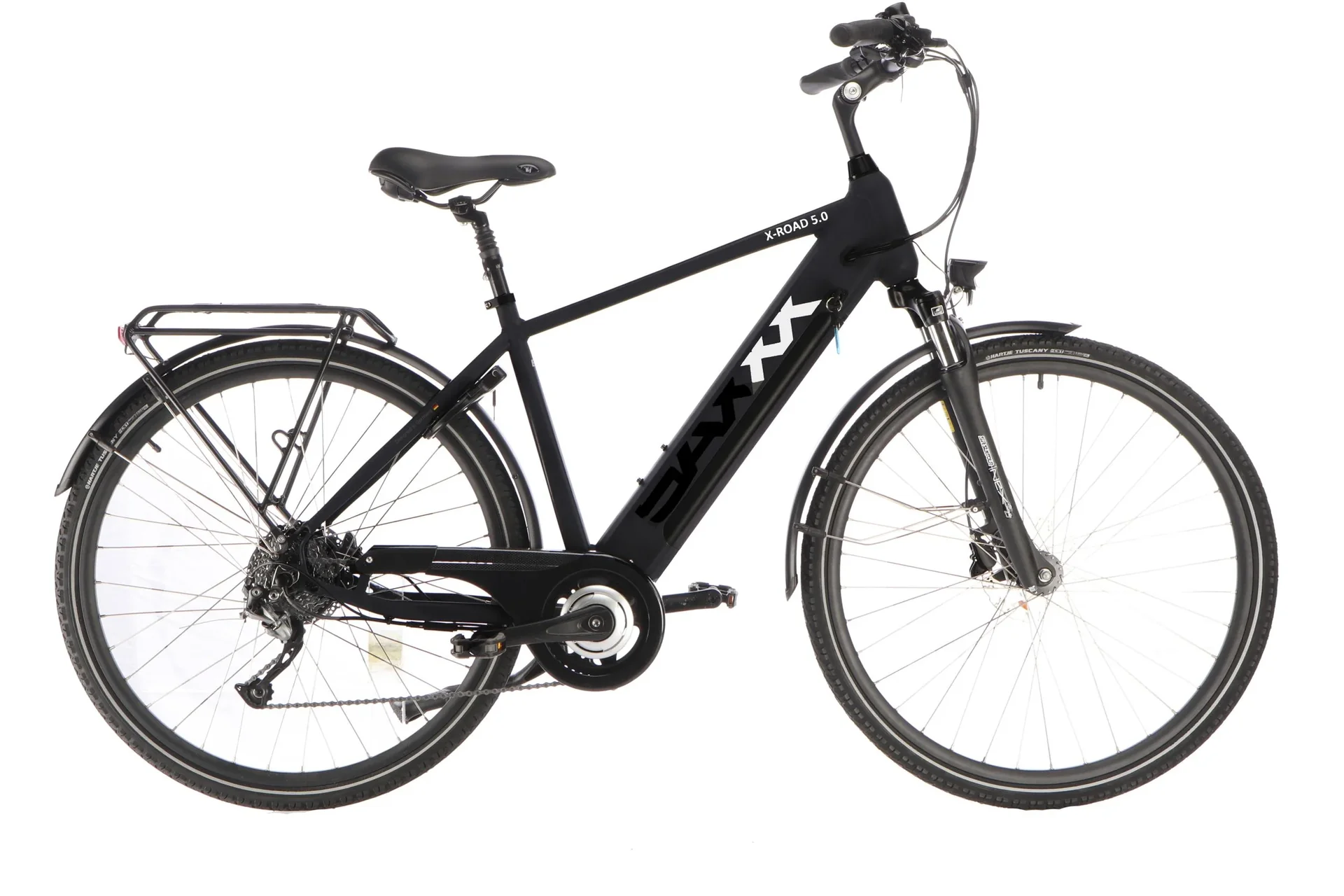 Herren Trekking E-Bike, 28 Zoll, Rahmenhöhe 50 cm 9-Gang Kettenschaltung, schwarz, Kempten - 0