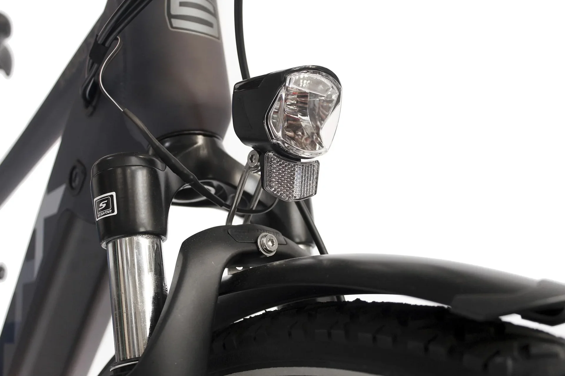 Herren Trekking E-Bike, 28 Zoll, Rahmenhöhe 50 cm 9-Gang Kettenschaltung, schwarz, Kempten - 1