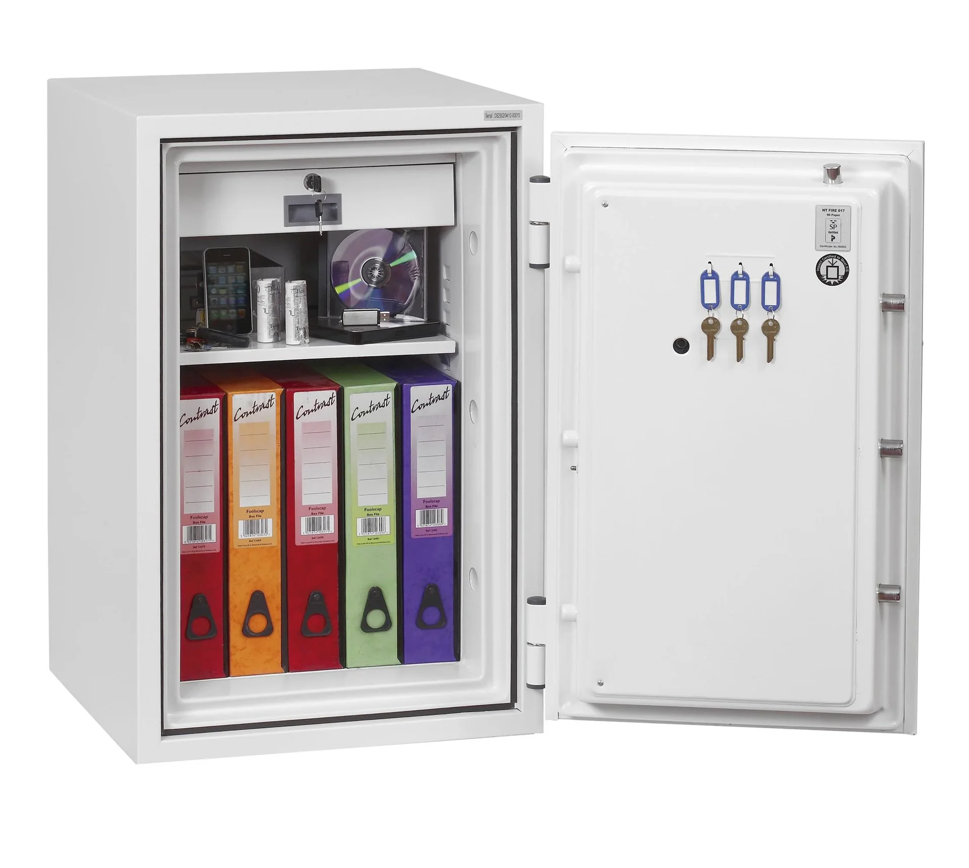Feuerschutztresor Fire Fighter Größe 2 mit Schlüsselschloss - 4