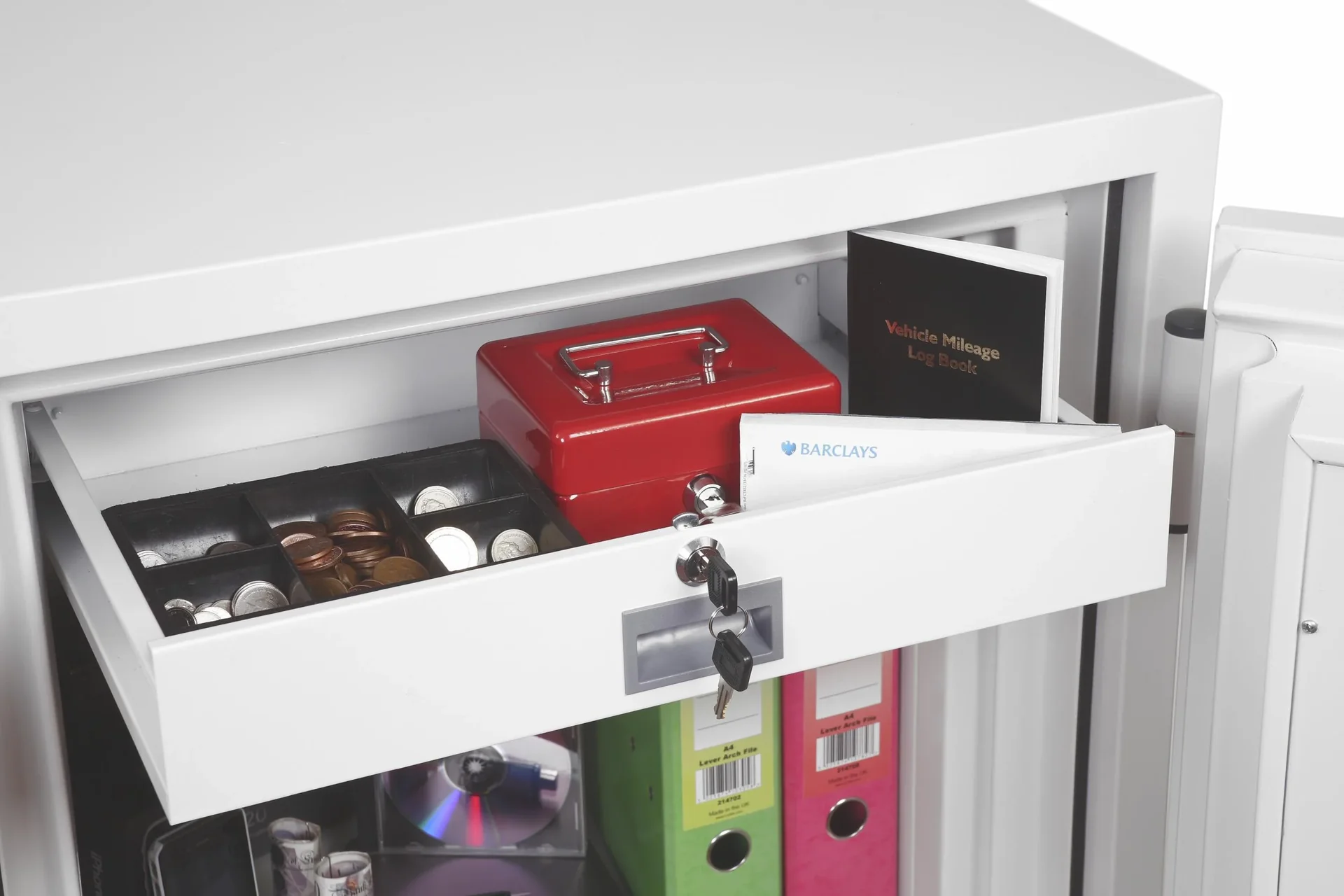 Feuerschutztresor Fire Fighter Größe 2 mit Schlüsselschloss - 7