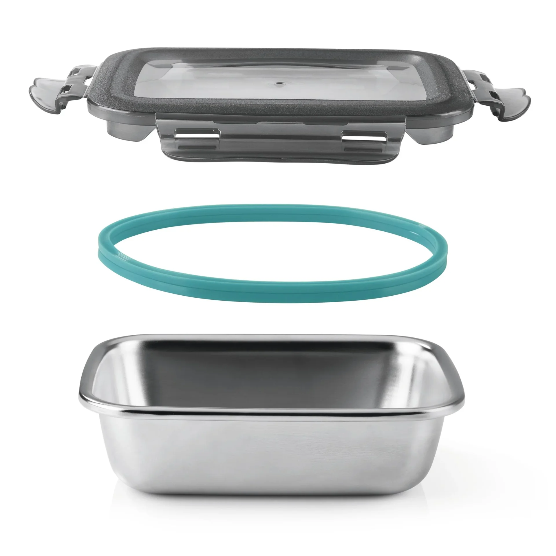 Edelstahl Frischhaltedosen-Set, 8-teilig - Mikrowellengeeignet! - 4