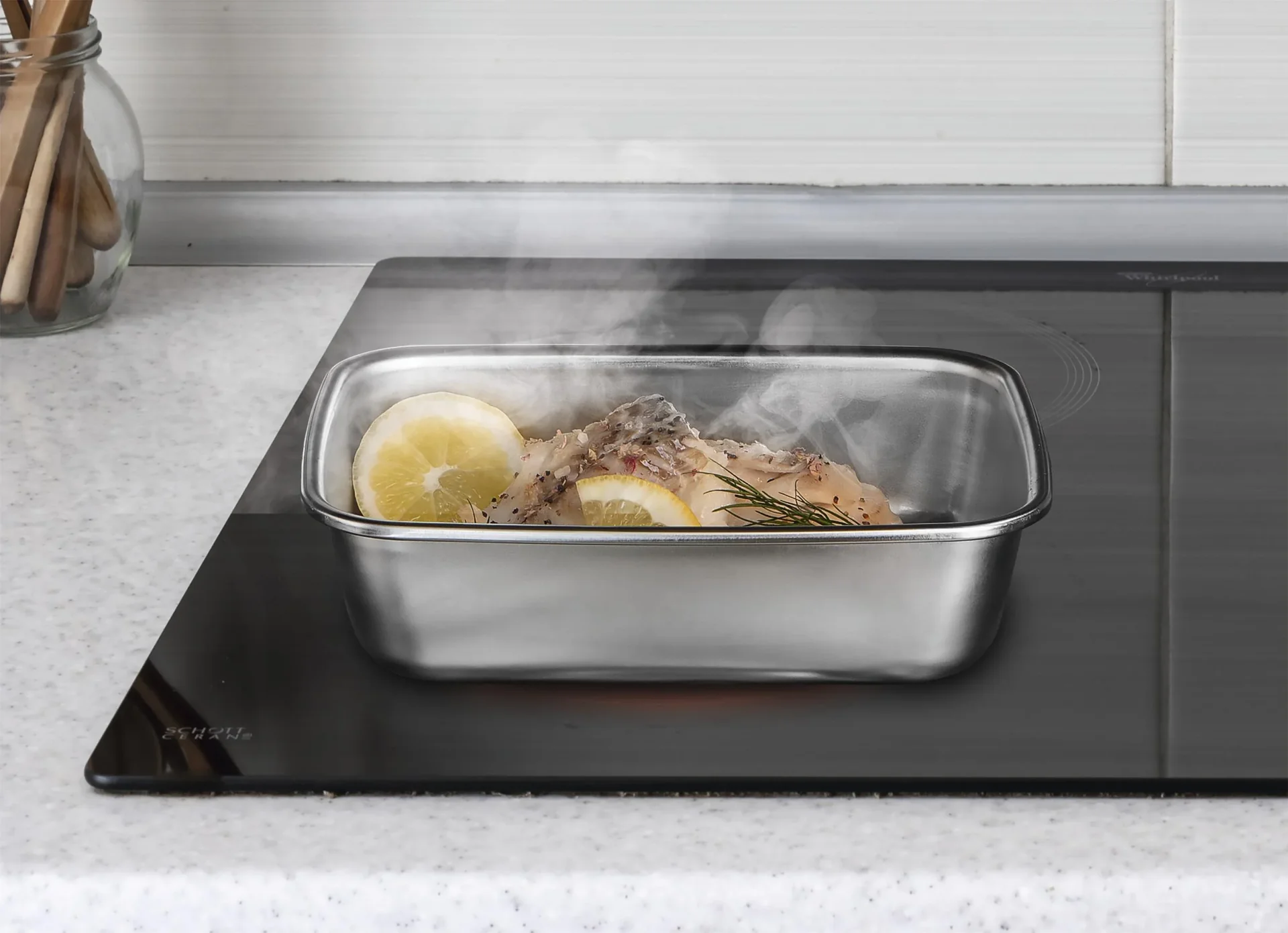 Edelstahl Frischhaltedosen-Set, 8-teilig - Mikrowellengeeignet! - 5