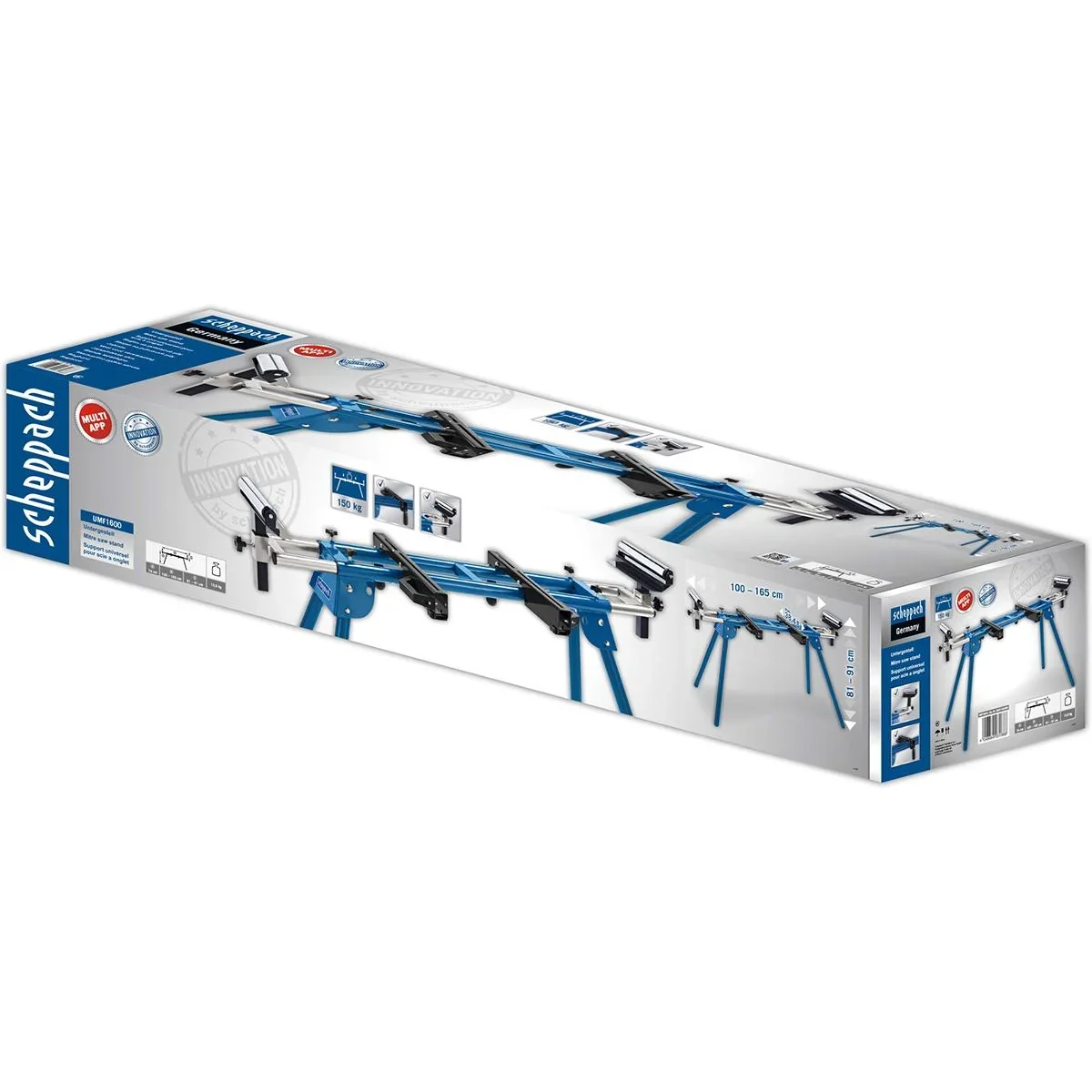 Universalständer UMF1600 für Kapp- und Gehrungssägen| 1000 - 1650 mm | 150 kg - 0