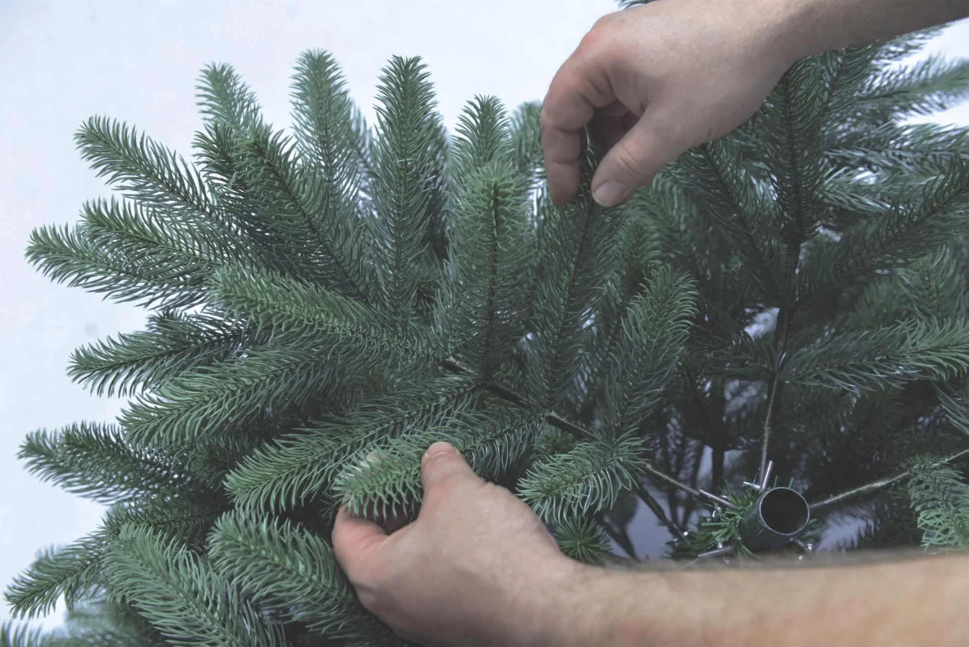 Weihnachtsbaum, 120 cm, Aufbauhöhe 85 - 120 cm, inklusive Standfuß - 2