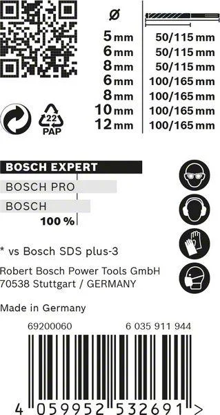 Hammerbohrer Set SDS plus-7X, 7-teiliges Set EXPERT - 1
