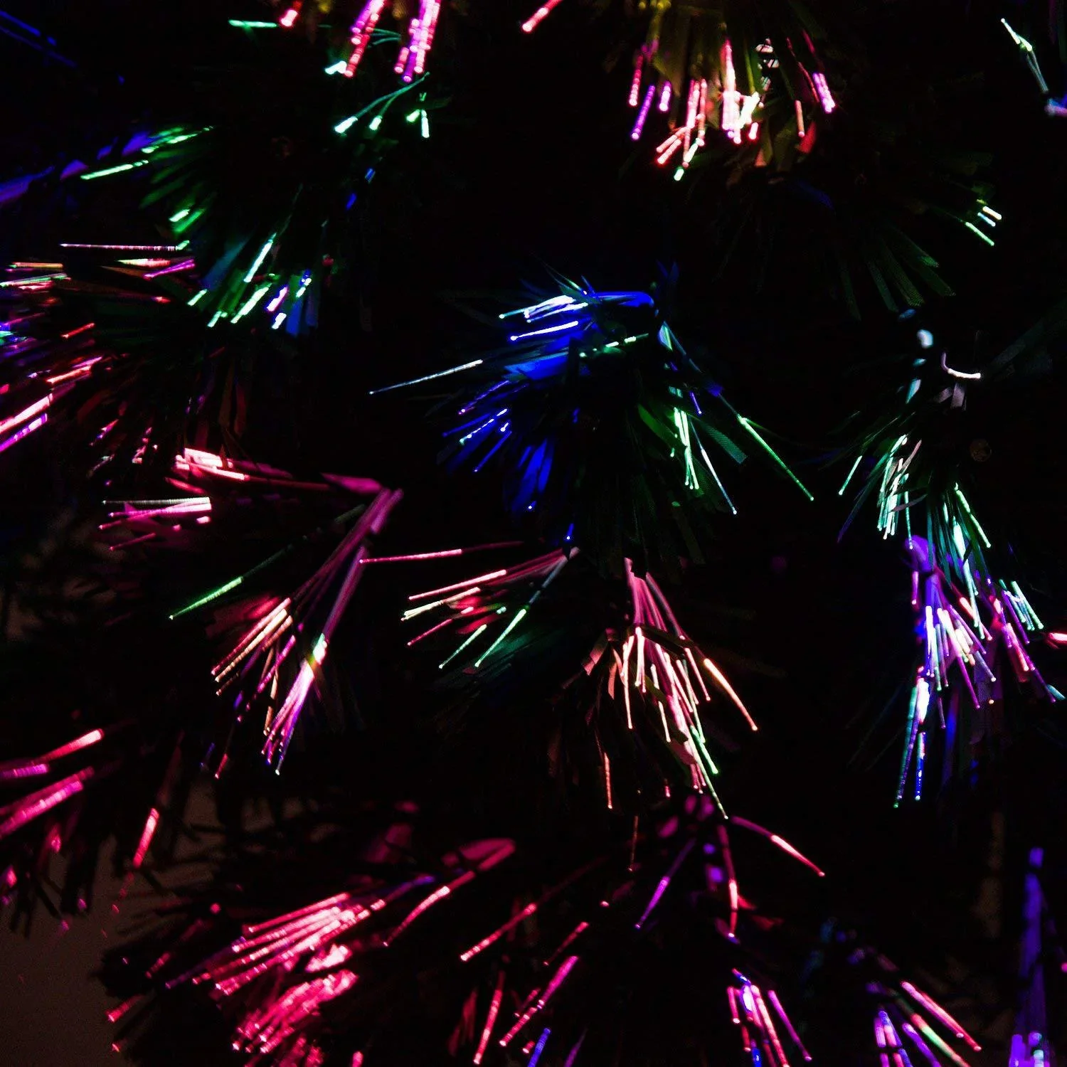 Weihnachtsbaum Tannenbaum LED Lichtfaser 8 Lichtmodi 120cm - 1