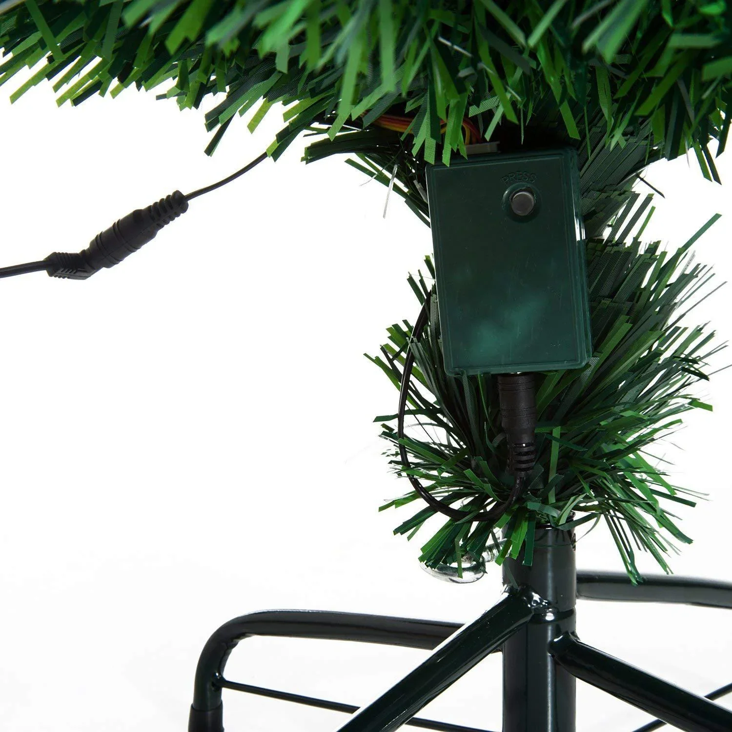 Weihnachtsbaum Tannenbaum LED Lichtfaser 8 Lichtmodi 120cm - 3