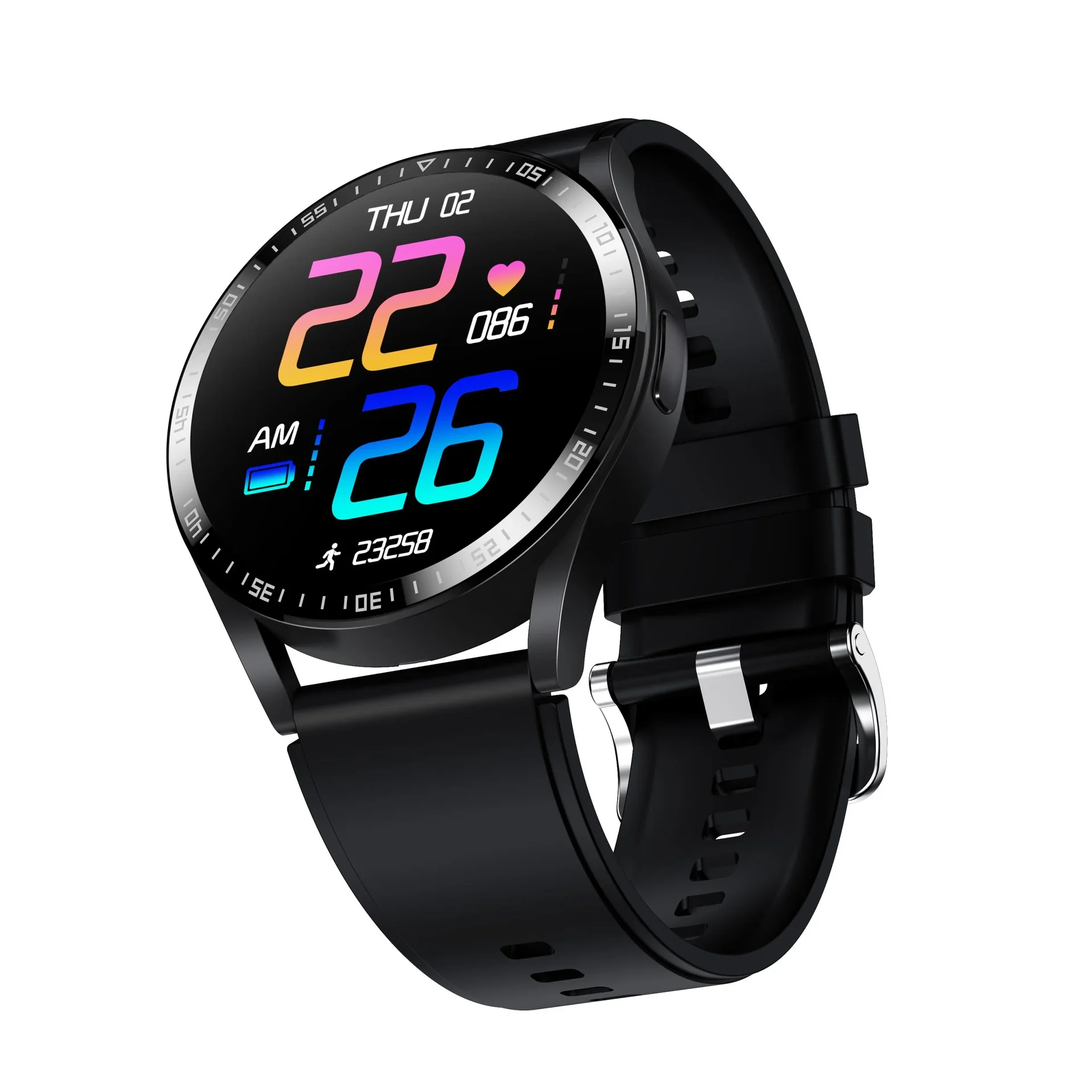 Bluetooth Smartwatch mit Puls, Blutdruck und Blutsauerstoff Sensor, IPS Display - 3
