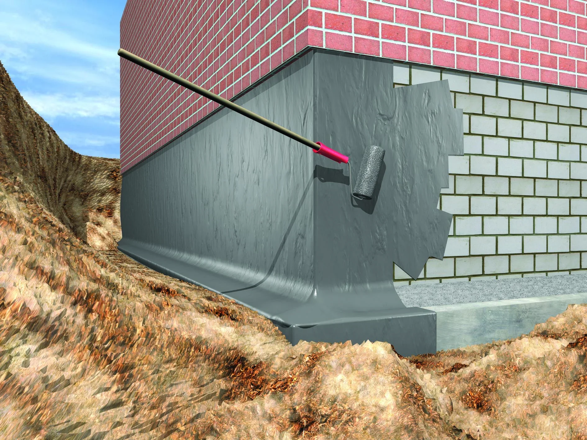 Water Stop Liquid 14 kg, streichbar, fertige Dichtmasse, 2 x 7 kg - 1