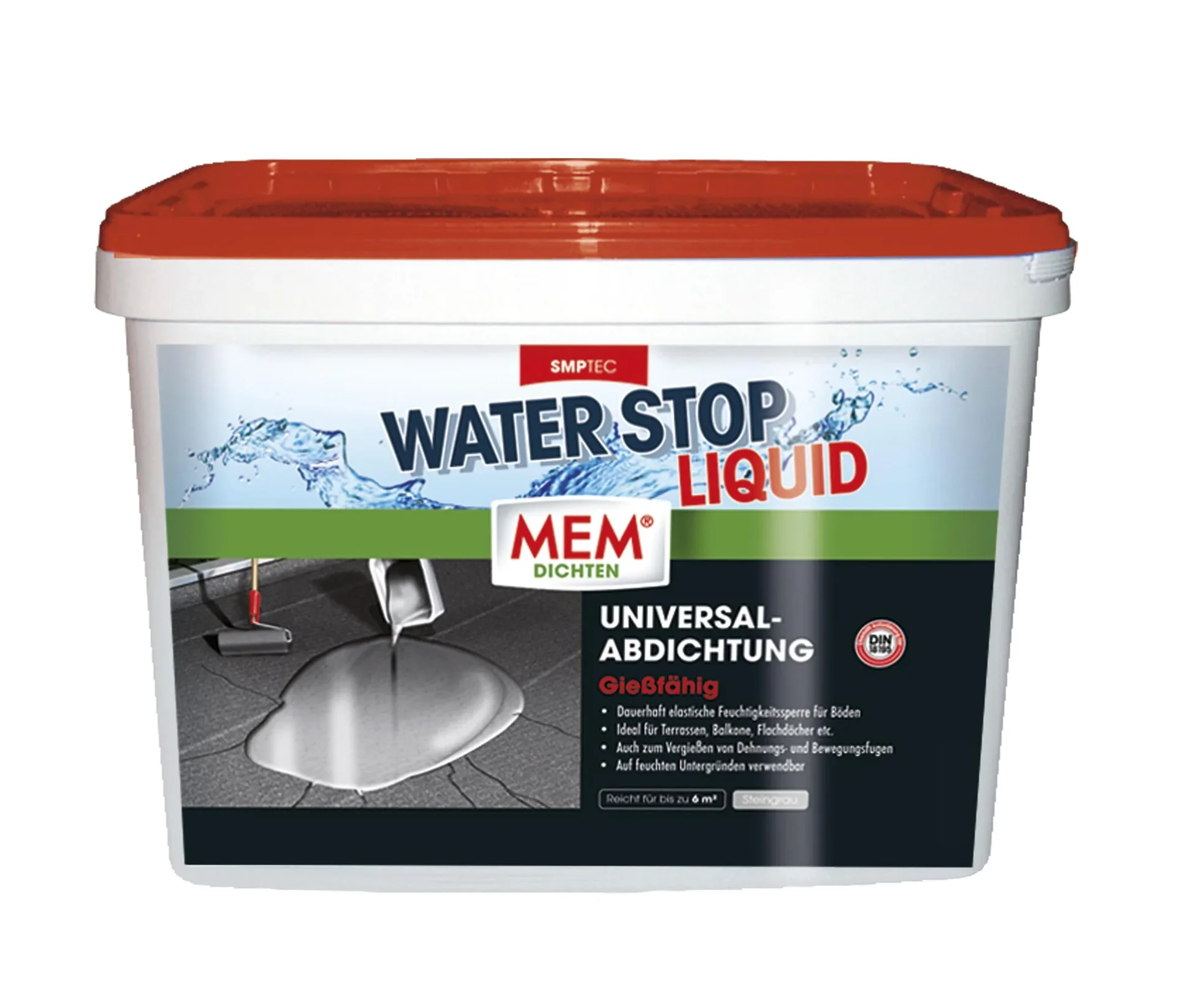 Water Stop Liquid 14 kg, streichbar, fertige Dichtmasse, 2 x 7 kg - 2
