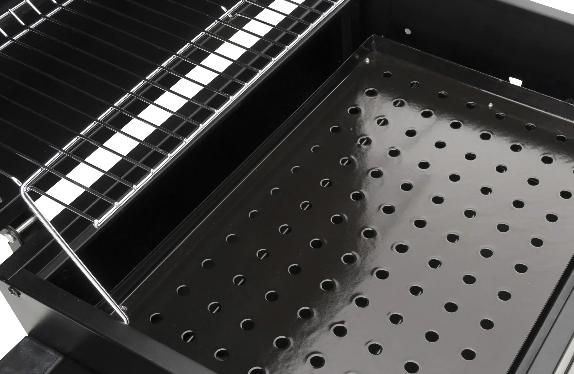 Holzkohle-Grillwagen "Dorado", Schwarz - 1