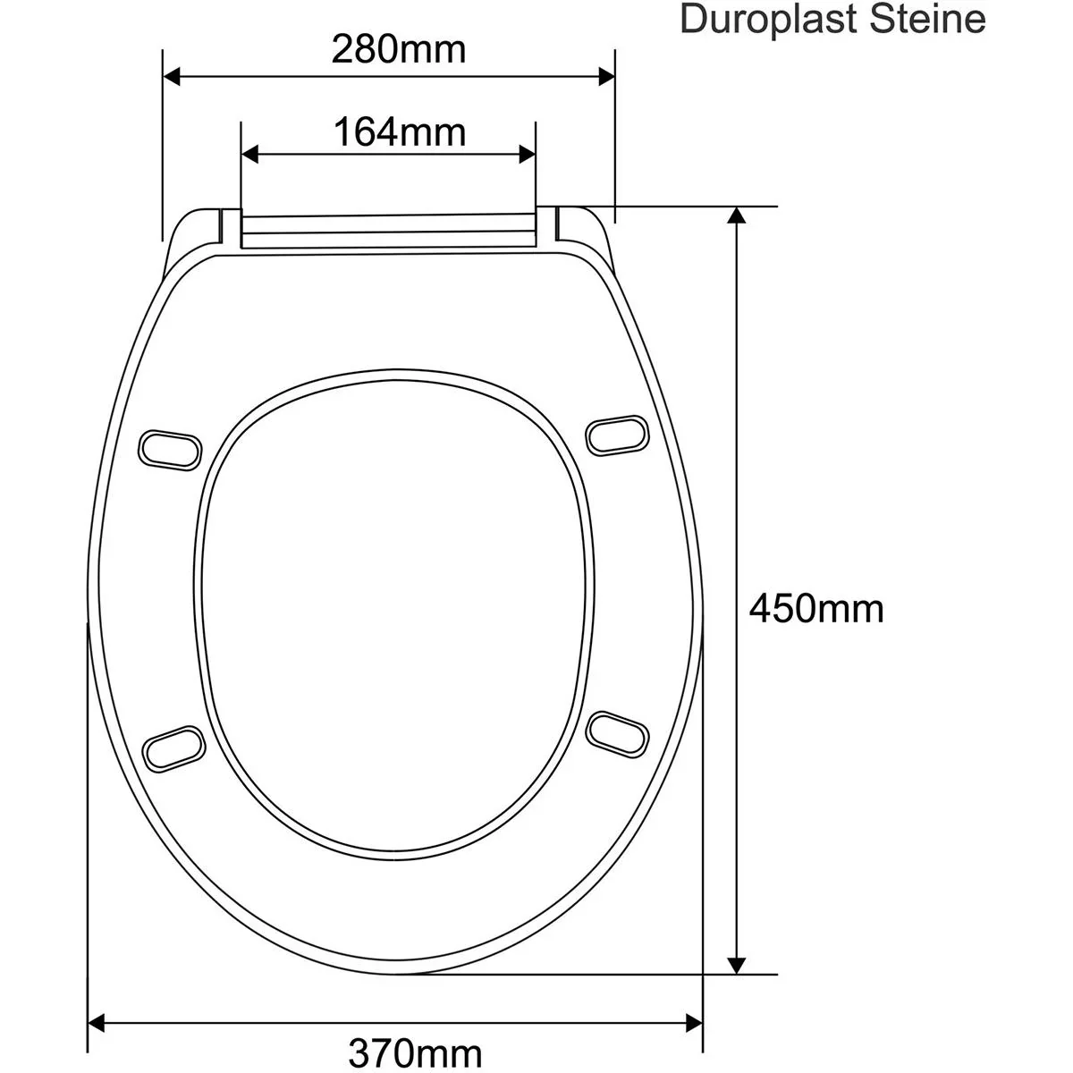 Duroplast-Toilettensitzsteine - 2