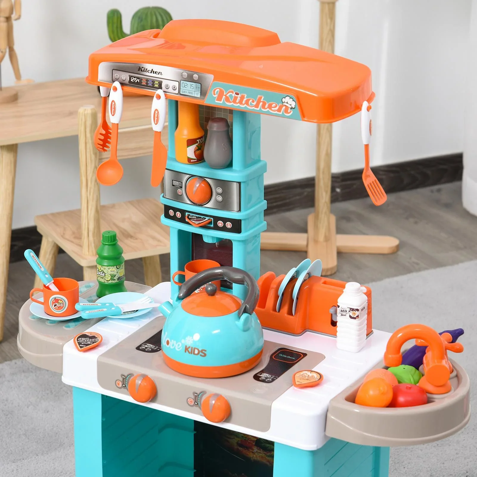 Kinderspielküche mit Licht- und Soundeffekten - 0