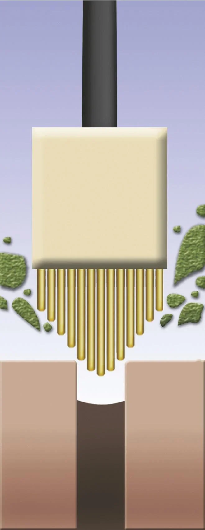 Fugenreinigungsbürste mit Teleskopstiel - 2