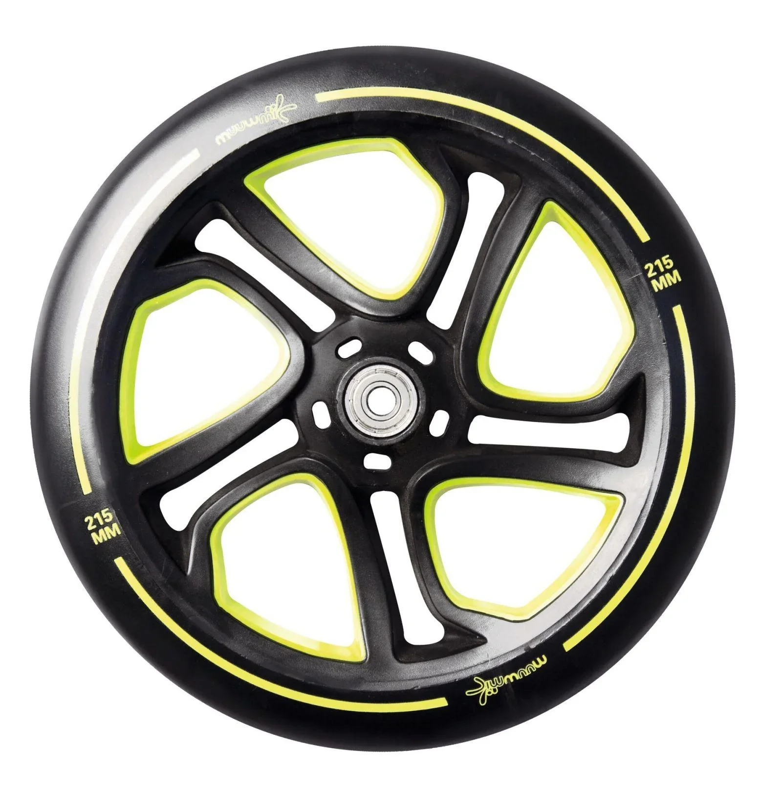 Aluminium Scooter Pro, Tretroller, 215 mm, ABEC 7, für Kinder und Erwachsene, höhenverstellbar, lime - 6