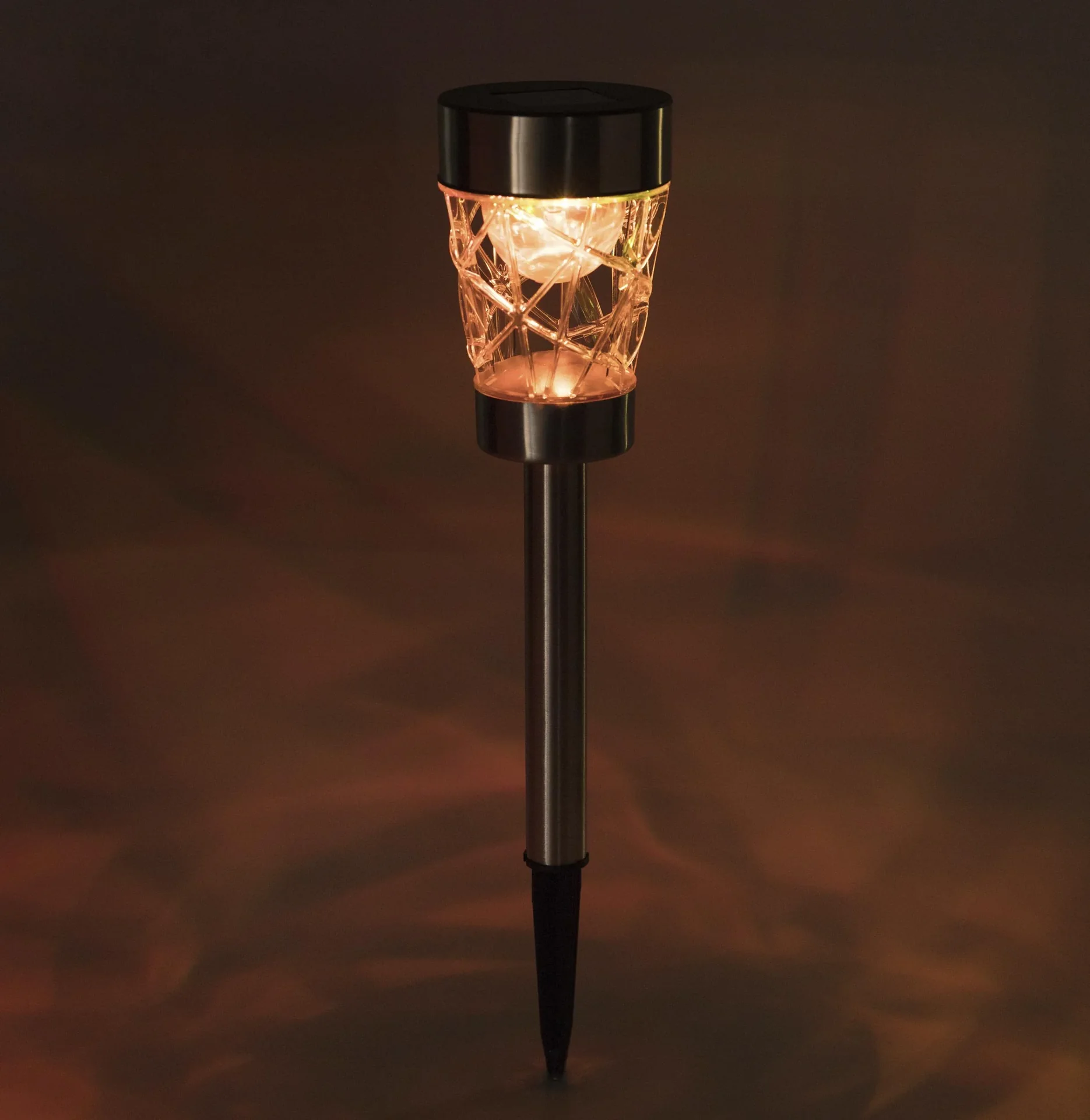 Rotierende Solar Leuchte mit Farbwechsel - 3er Set - 0