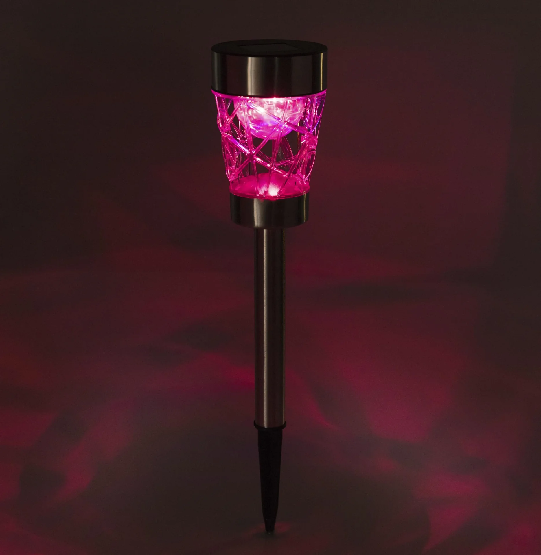 Rotierende Solar Leuchte mit Farbwechsel - 3er Set - 5