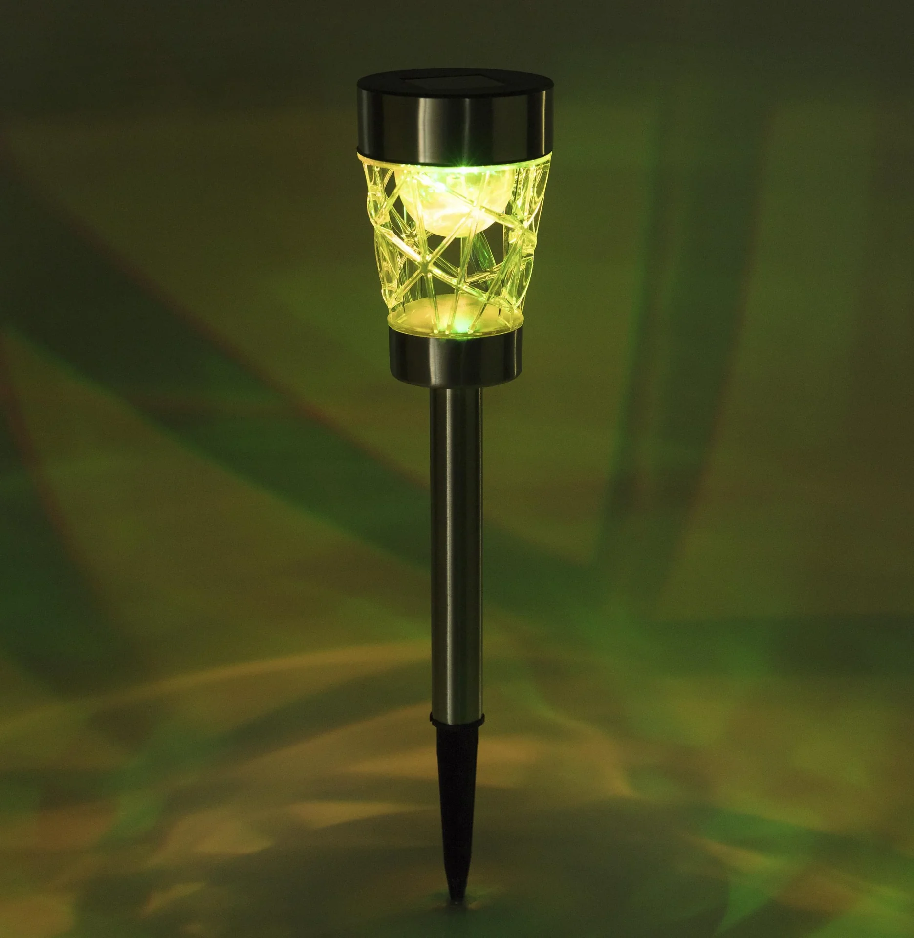 Rotierende Solar Leuchte mit Farbwechsel - 3er Set - 6