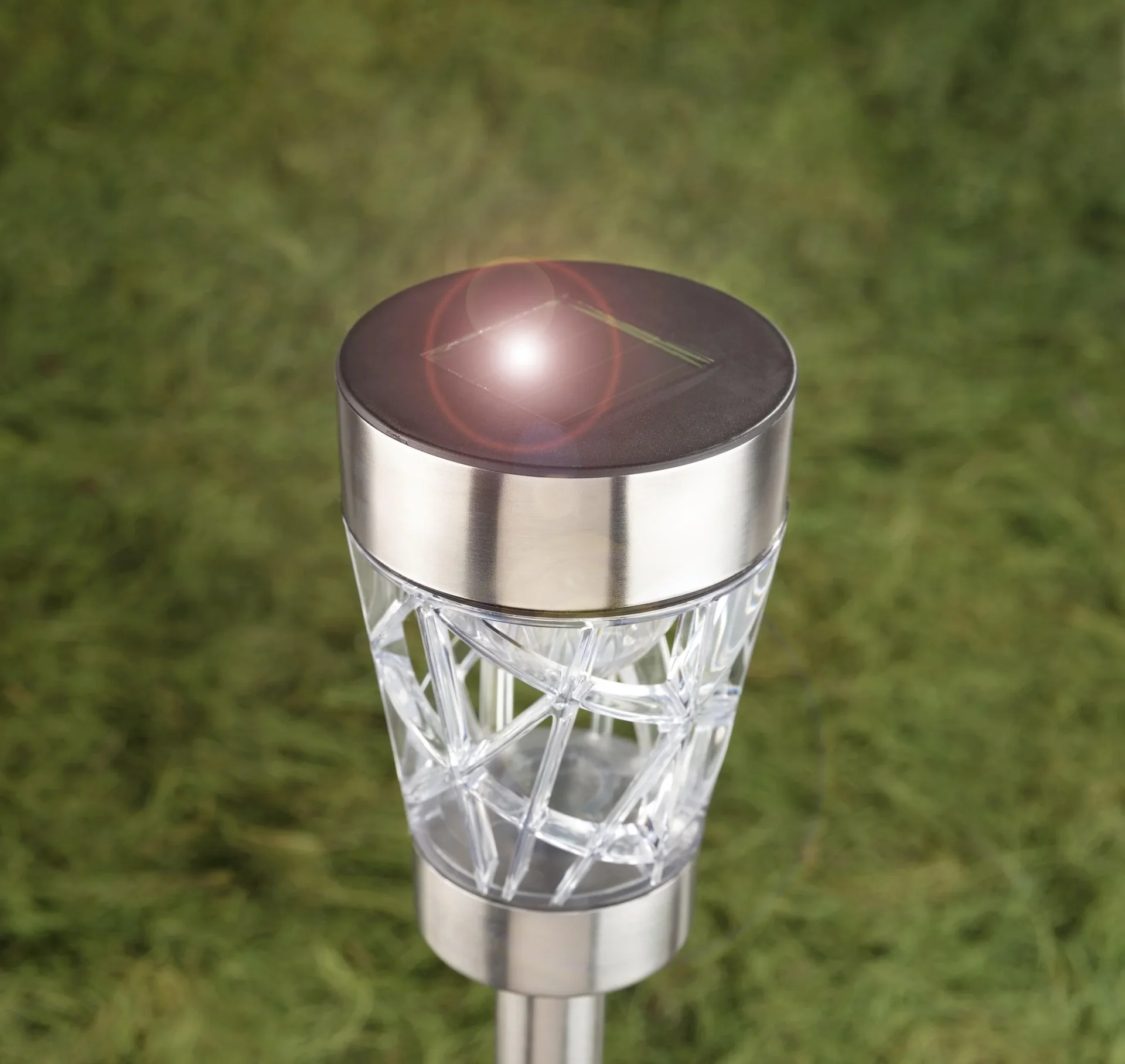 Rotierende Solar Leuchte mit Farbwechsel - 3er Set - 7