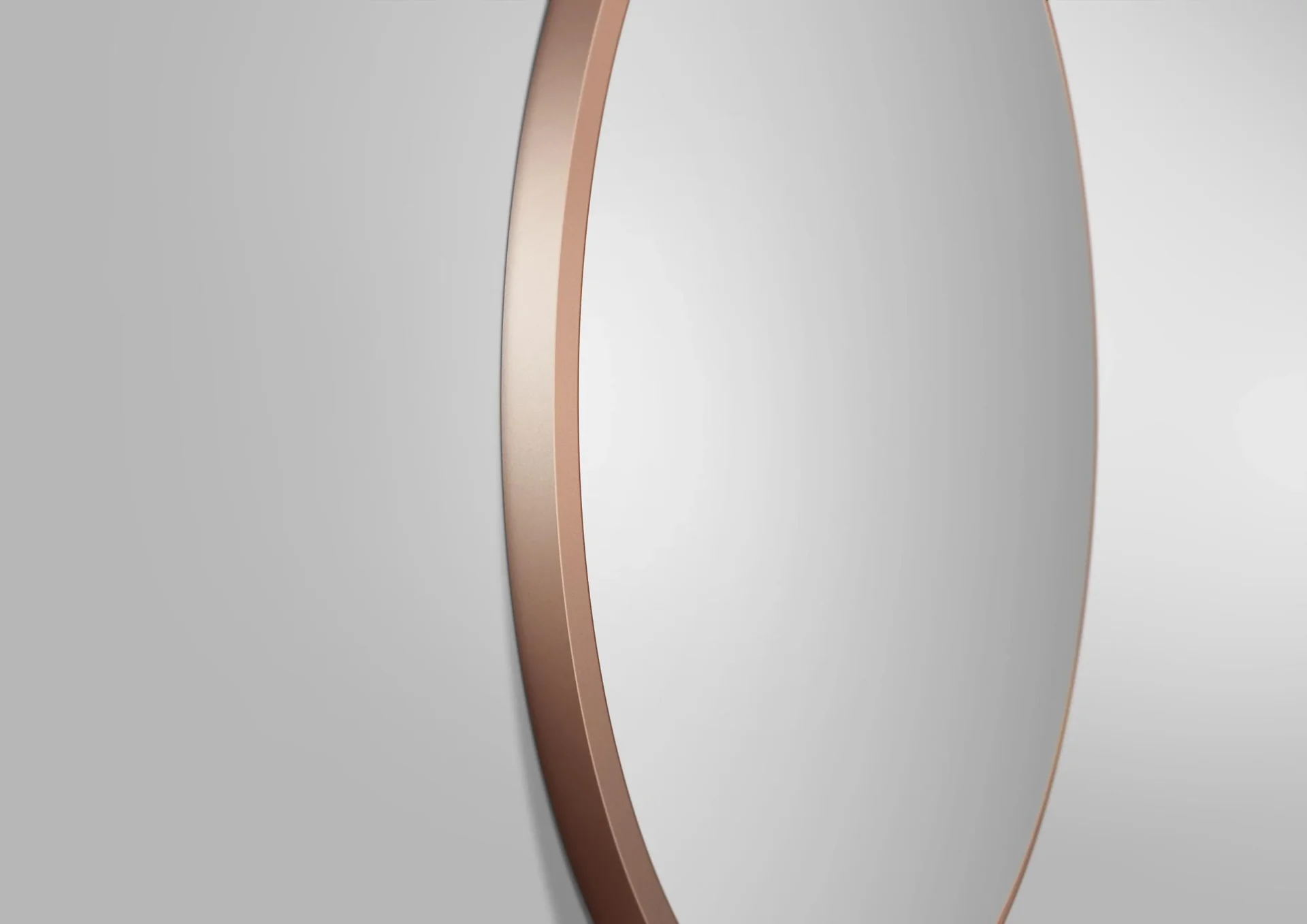 Runder Spiegel Black Circle - Spiegel schwarz mit Ø 60 cm - Hochwertiger robuster Aluminiumrahmen in mattschwarz - 1