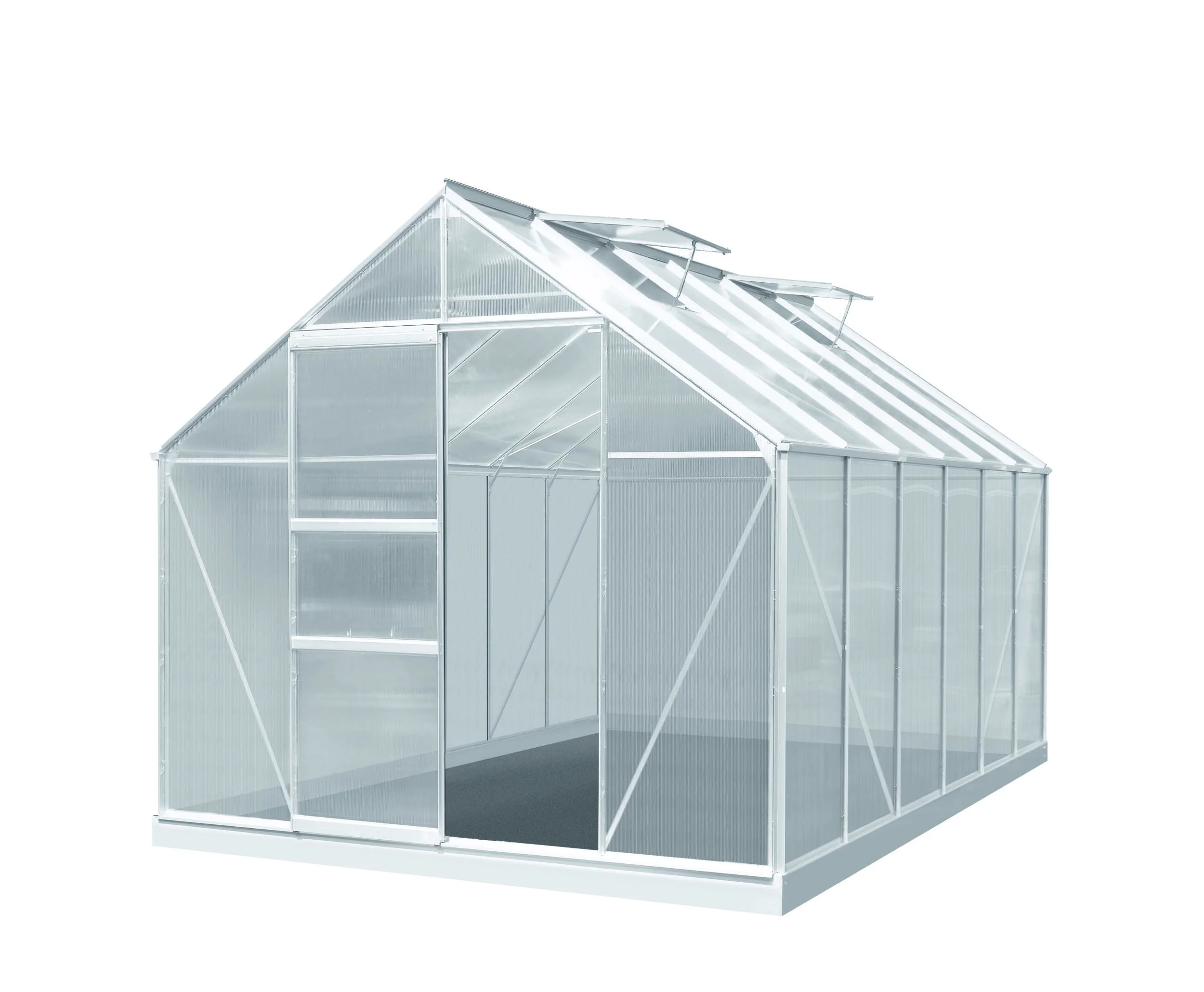Gewächshaus Merkur 9900 HKP 6 mm, Farbe alu - 0