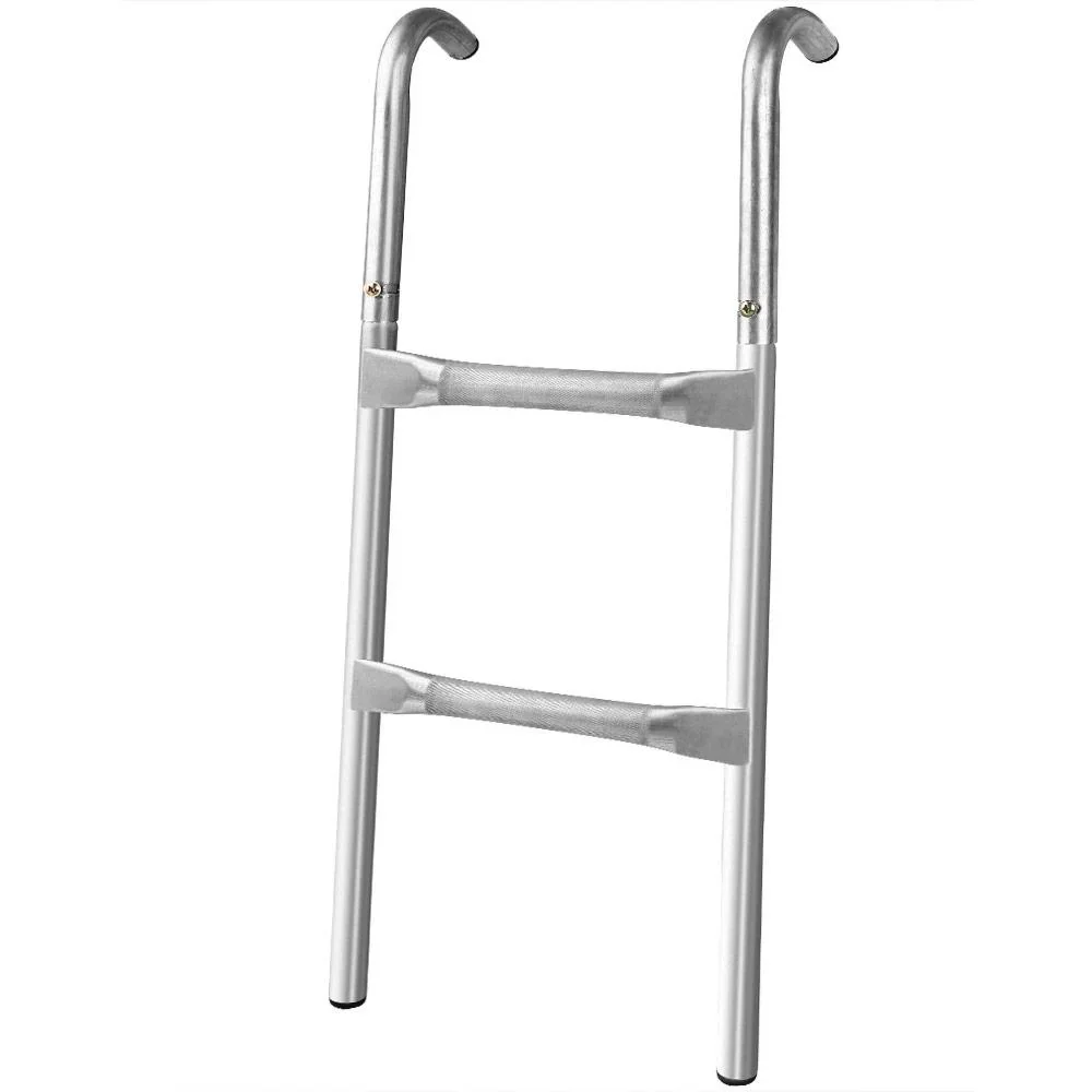 Trampolintreppe 76 cm / 2 Metallstufen - 5