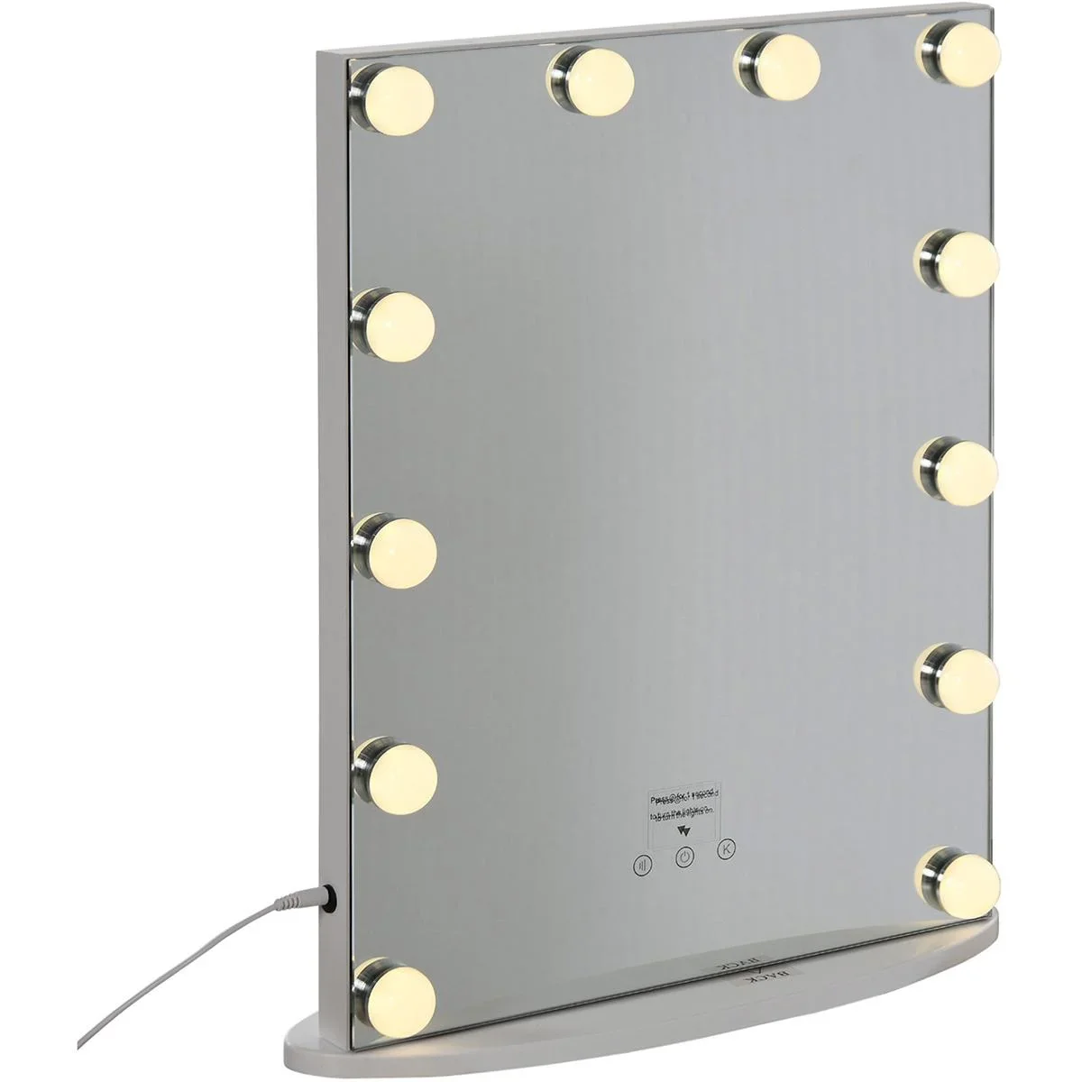 Hollywood-Schminktisch mit Lampen - 5