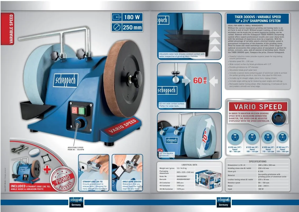 Natslijpmachine TIGER 3000VS - 0