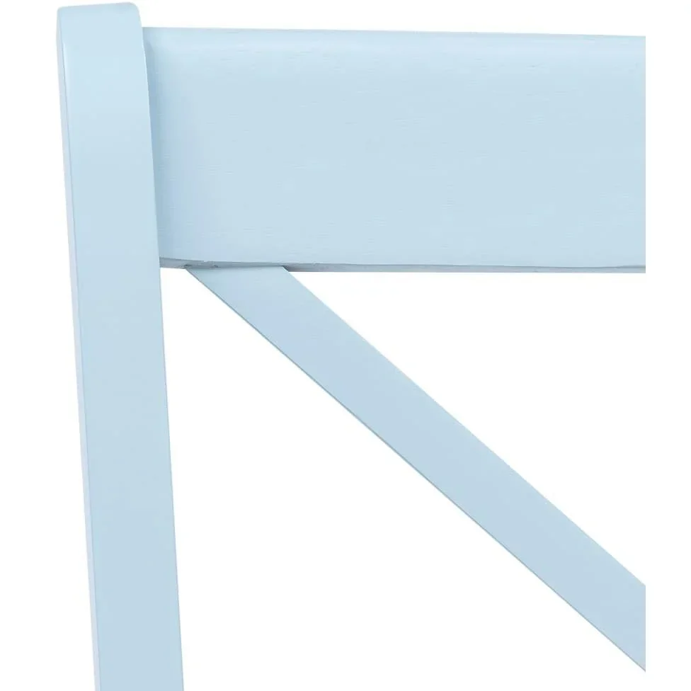 Esszimmerstühle 2Stk. aus massivem Gummibaumholz grau - 2