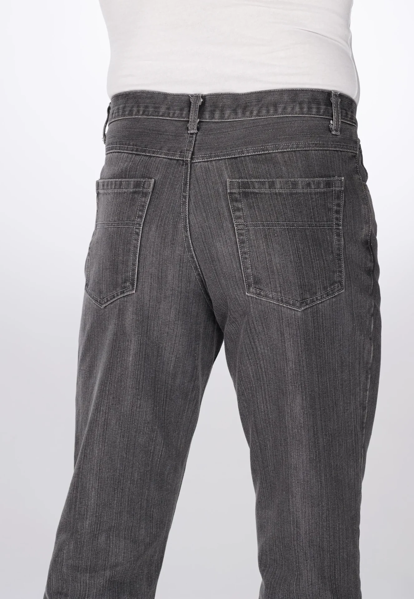 Komfortjeans im 5-Pocket Style, Farbe grau, Gr.28 - 4