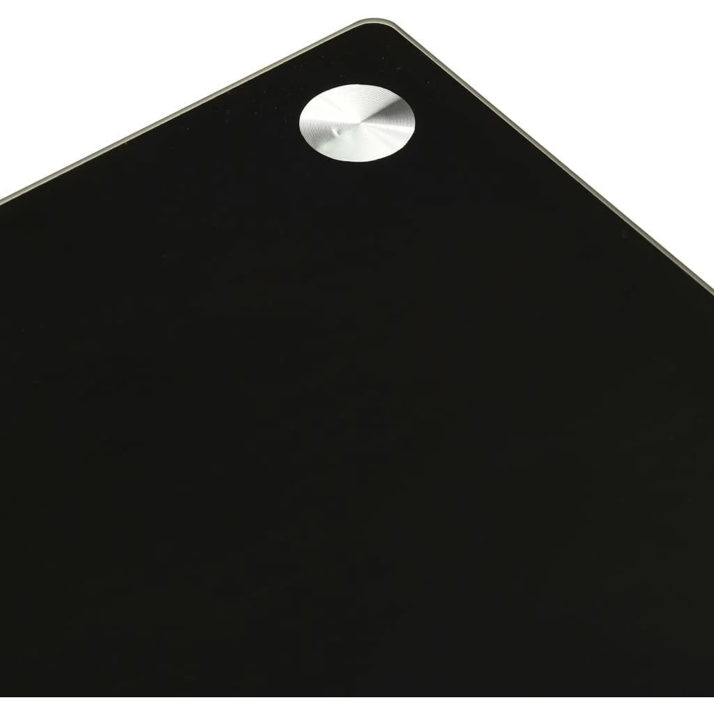 TV-Schrank 75x40x40 cm gehärtetes Glas schwarz - 2