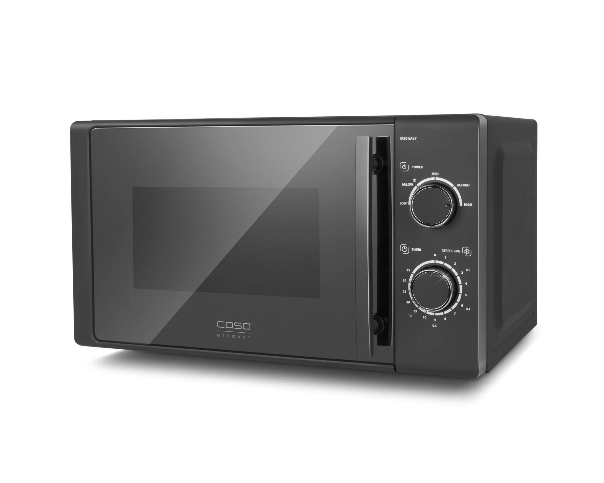 Mikrowelle „M 20 Easy“, Anthrazit, 20 Liter, 700 Watt - 0
